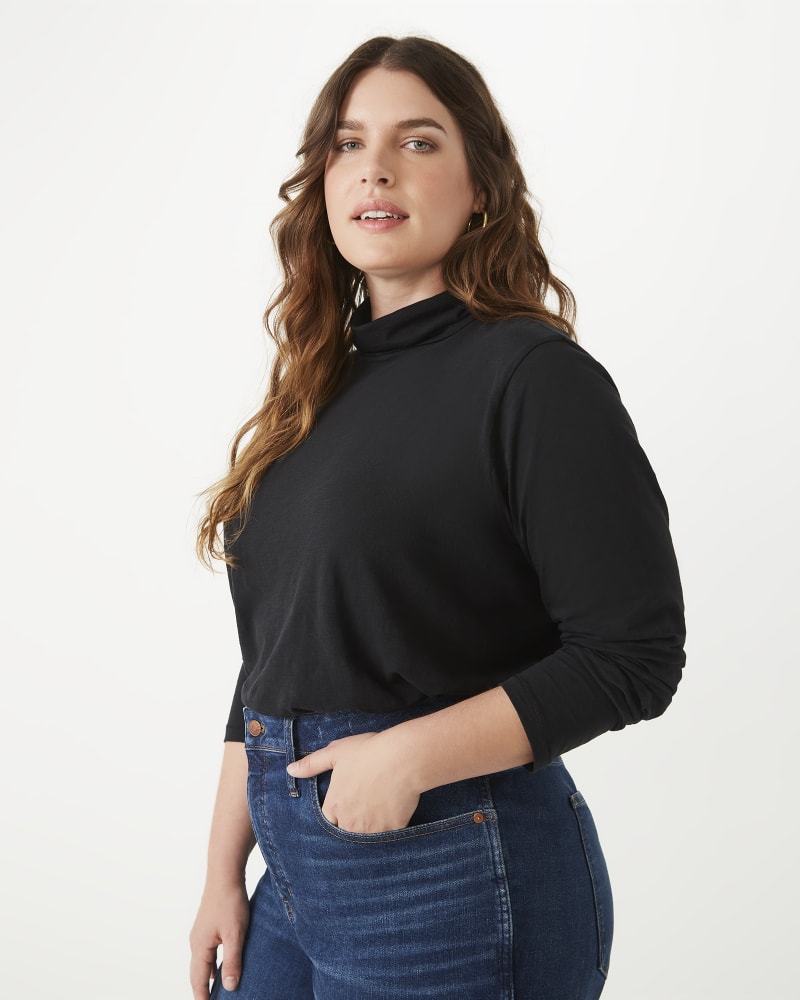 Whisper cotton turtleneck online